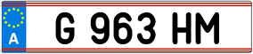 Truck License Plate